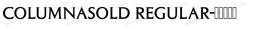 ColumnaSolD Regular字体转换